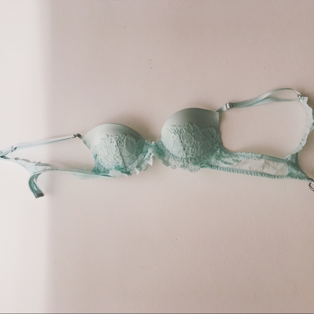 aqua lace ella gel push-up bra