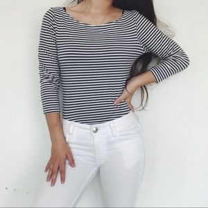 Stripped Half Sleeve