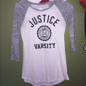 Justice short sleeve shirt