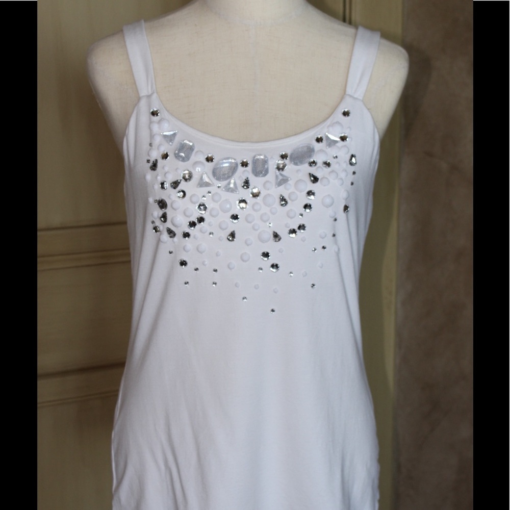 WHBM Beaded Cami Tank