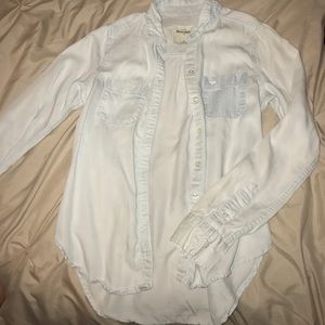 Abercrombie Light blue button up