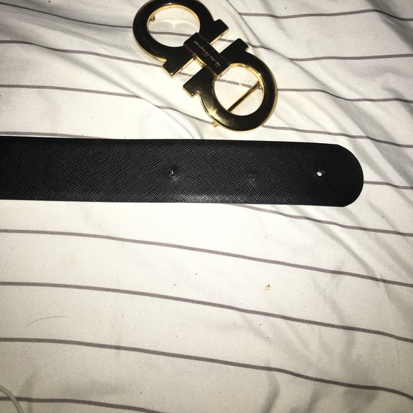Ferragamo belt (white/black) main image 6