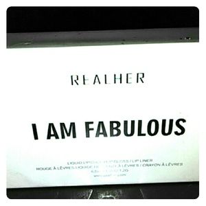 REALHER I AM FABULOUS LIQUID LIPSTICK/ LIP GLOSS/
