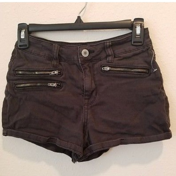Kendall and Kylie High Rise Black Shorts - Picture 1 of 1