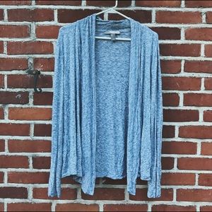 comfy heather gray cardigan