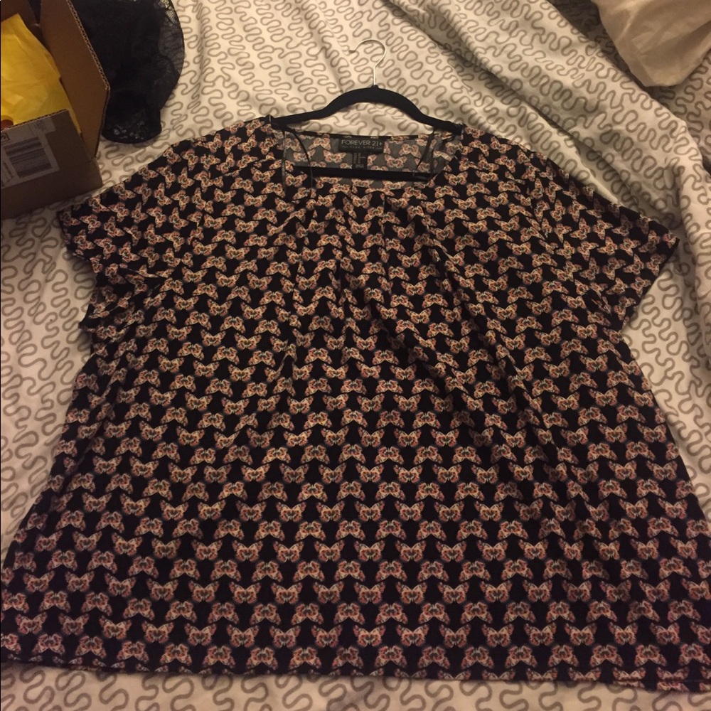 Forever 21+ Butterfly blouse