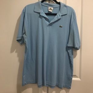 Authentic Lacoste polo baby blue