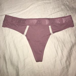 PINK Logo Thong