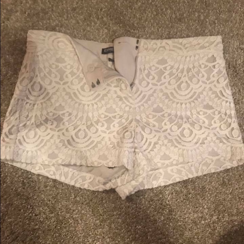 Lace shorts!