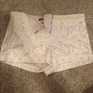 Lace shorts!