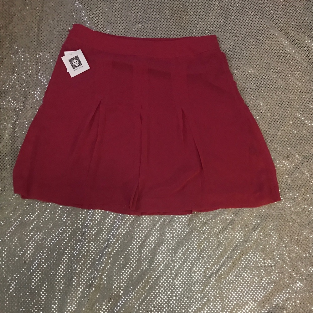 NWT Valentines Date Pleated Chiffon Skirt - Picture 6 of 6