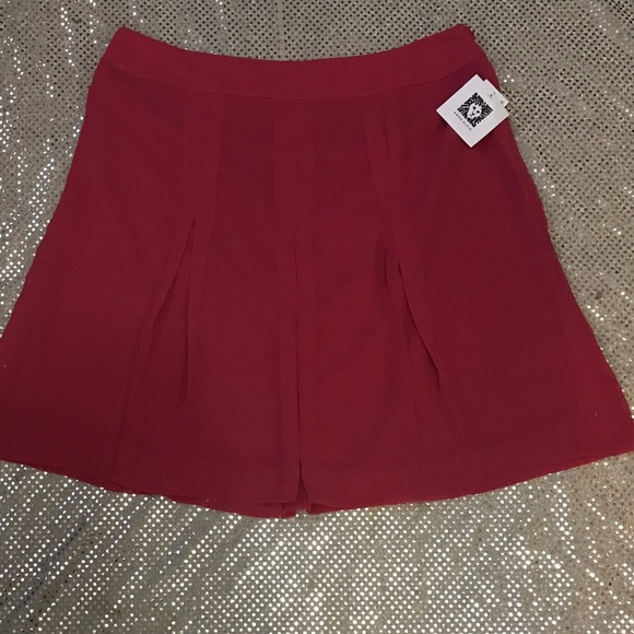 NWT Valentines Date Pleated Chiffon Skirt - Picture 4 of 6