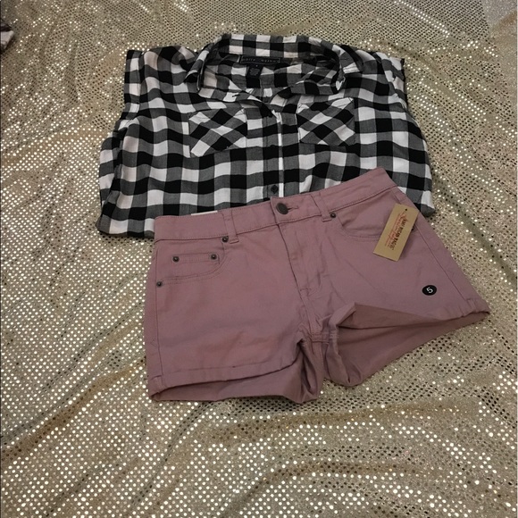 NWT Woodrose Stretch Shorts - Picture 4 of 5