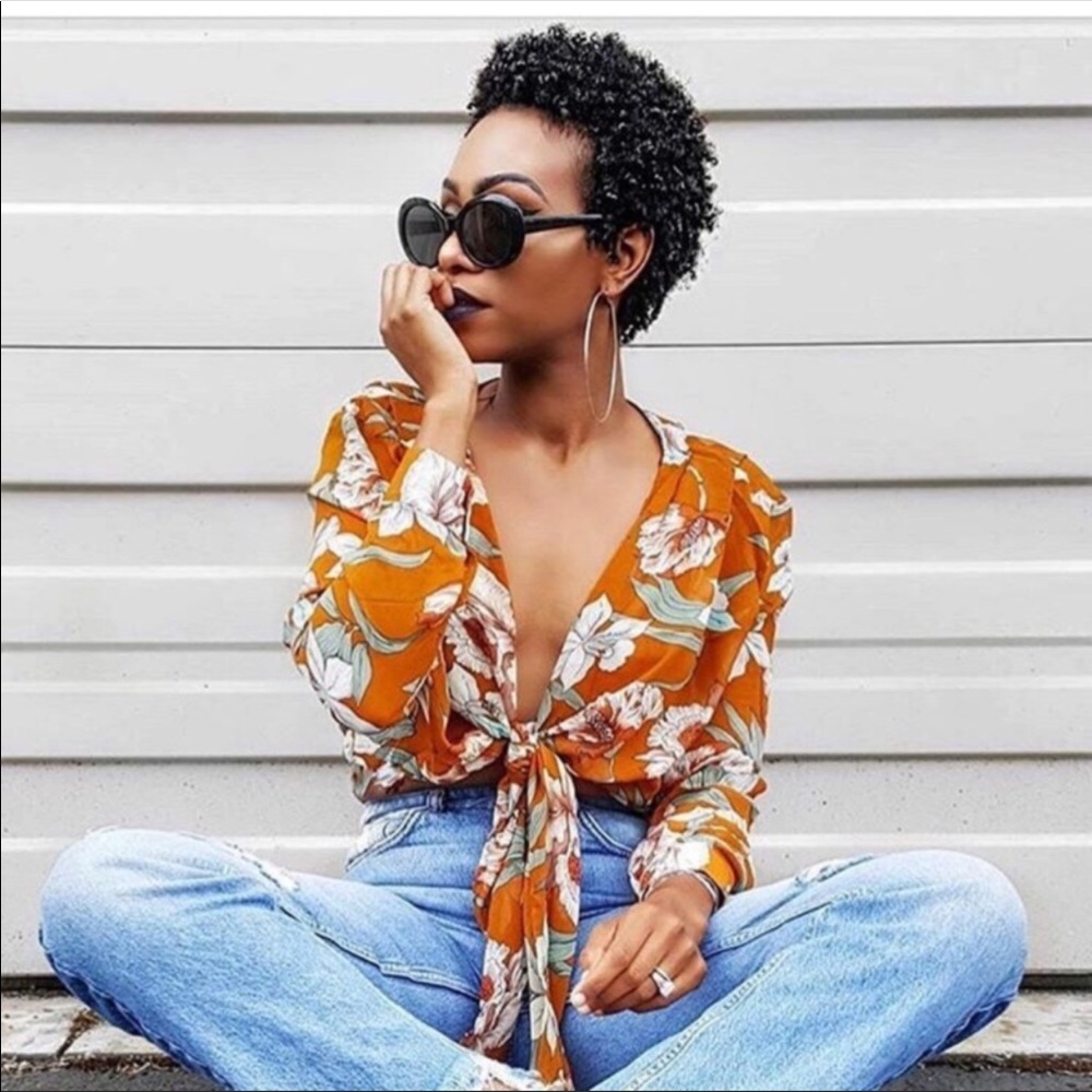 RETRO BABE Round oval aviator sunglasses 😎 - Picture 3 of 3