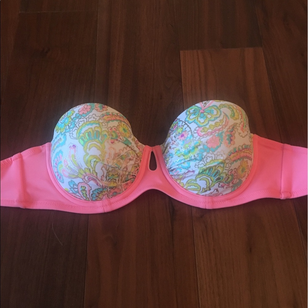 Victoria's Secret strapless swim top