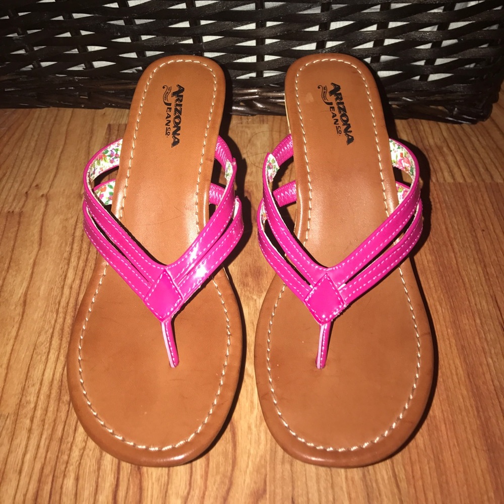 Pink two strap mid platforms