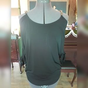 Michael Kors cold shoulder top