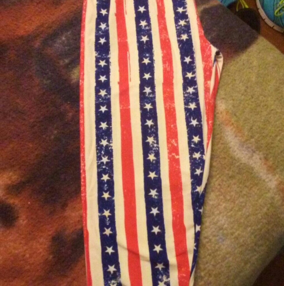 My Lala leggings one size capri's