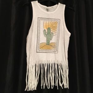 Fringe Summer Tank Top