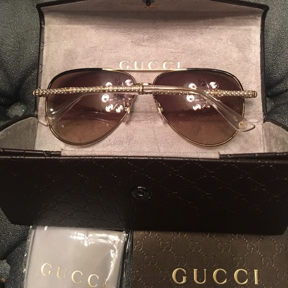 Gucci aviators with stones - Picture 4 of 8
