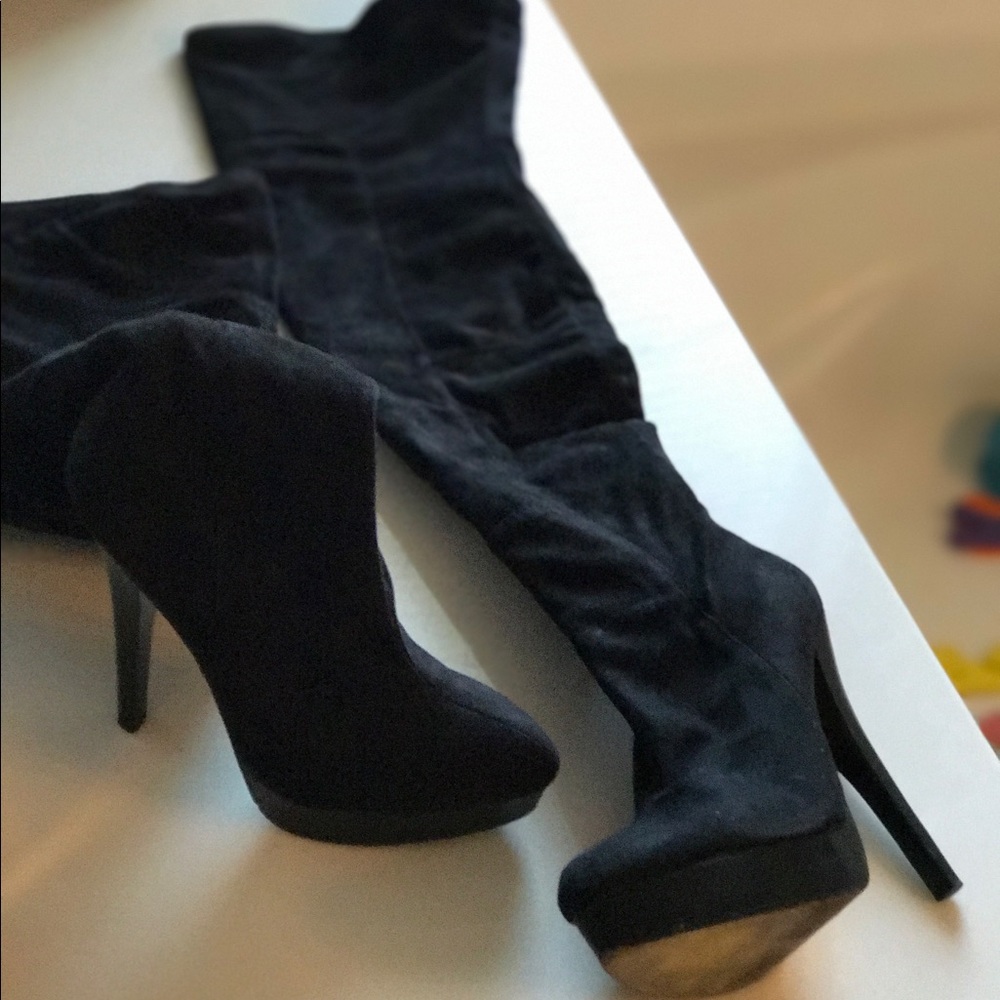 Bebe Thigh High Boots