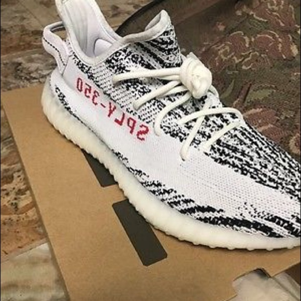 Zebra Yeezy 350 boost