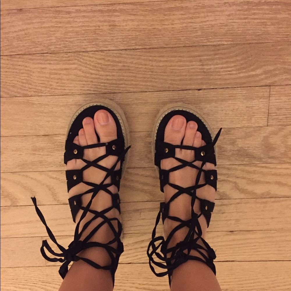 Forever 21 platform sandals!