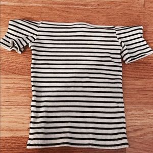 h&m off the shoulder top