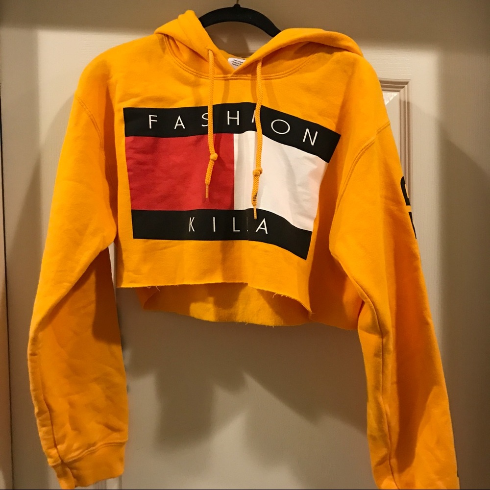 Trillfigure fashion killa cropped hoody