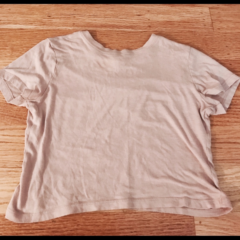 blush pink forever 21 tee
