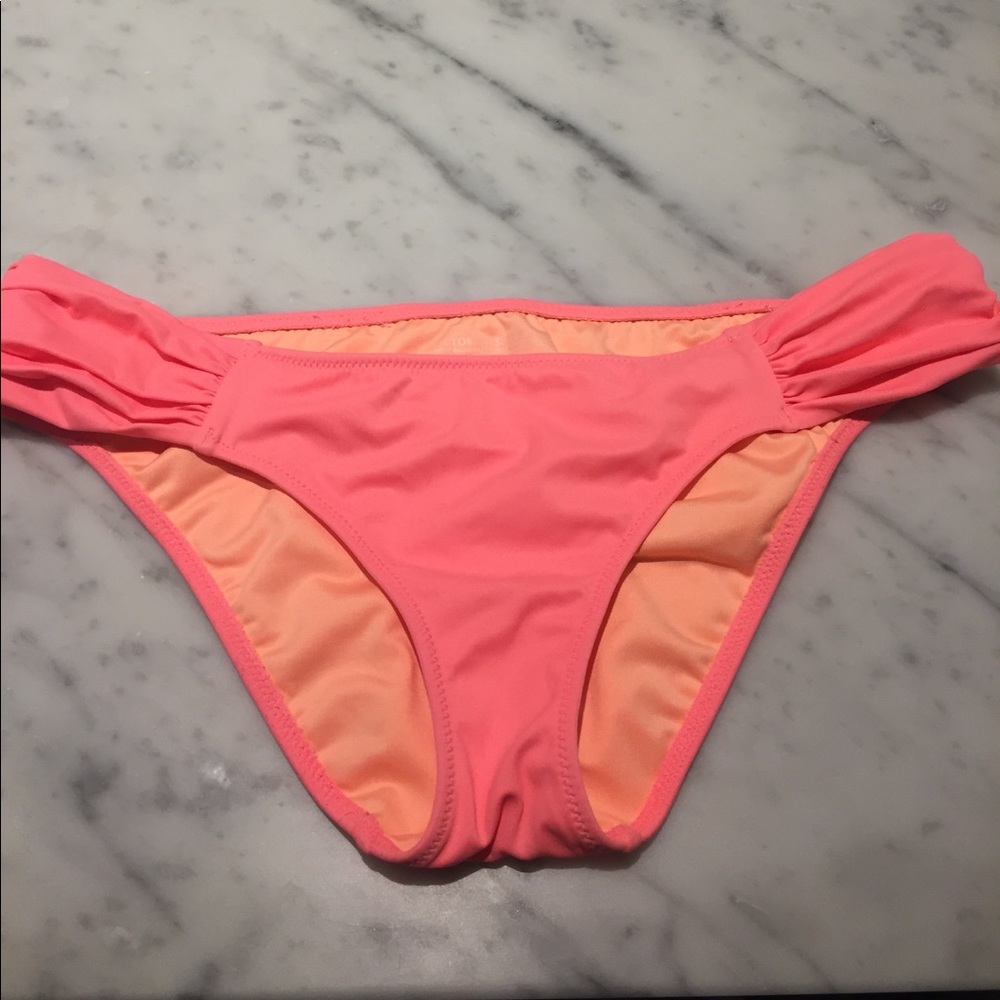 Coral Victoria Secret Bikini Bottoms
