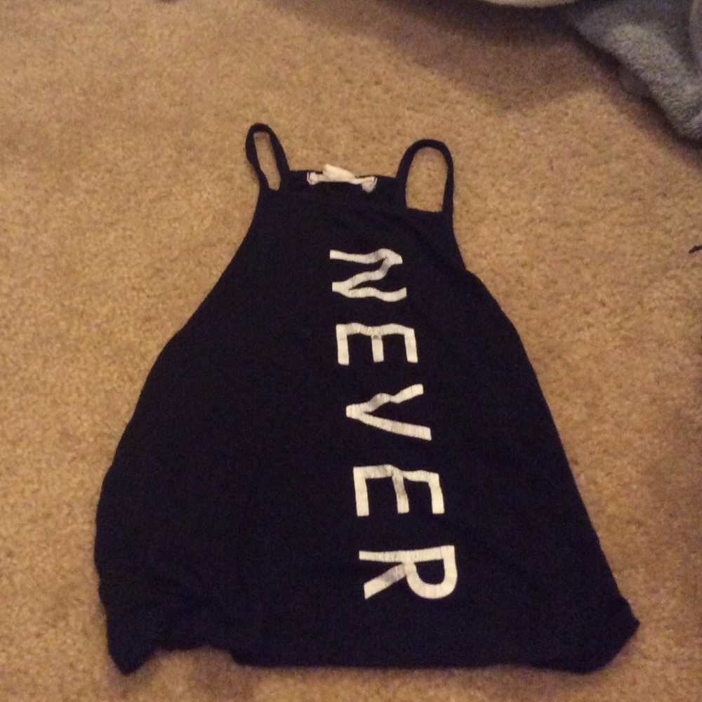 Black high rise tank