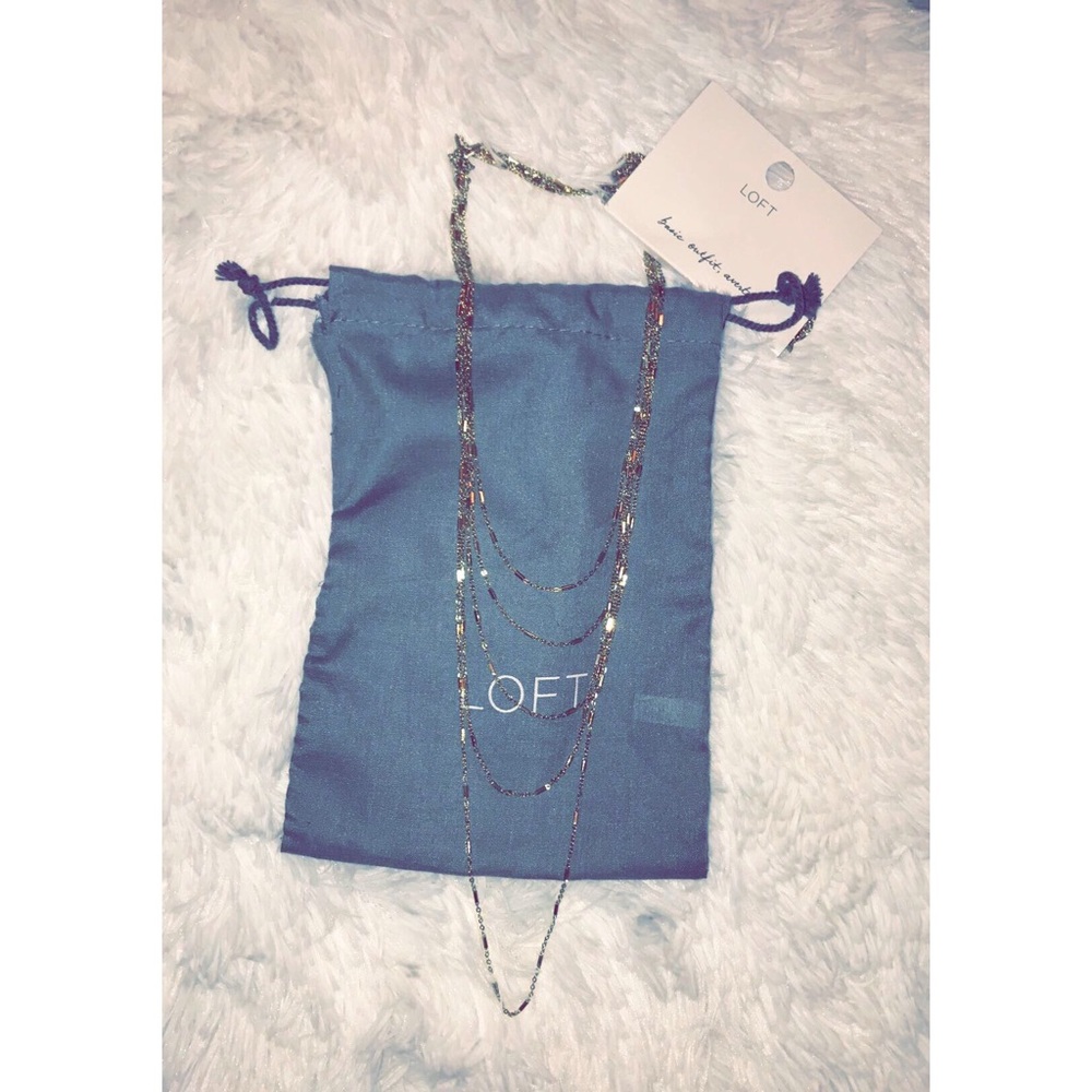 Loft by Ann Taylor gold necklace.