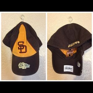 San Diego throw back girls baseball cap.