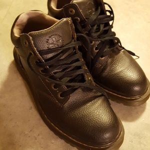 Dark brown Doc Martens