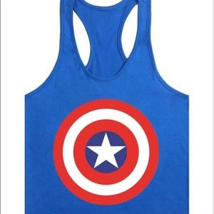 Captain America Muscle Tee