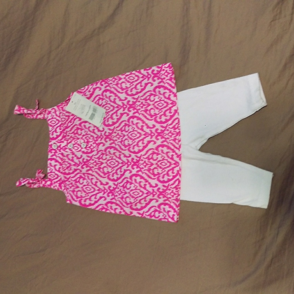 Carter's 3M baby girl Outfit Tank top w/ Bottoms