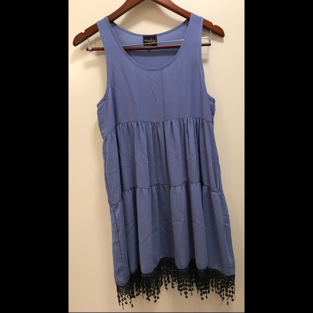 Dress with fringe