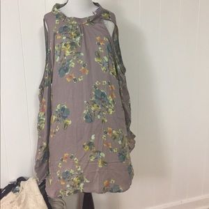 Free People cold shoulder tunic