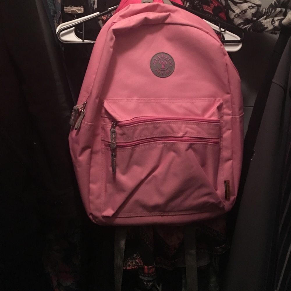 NWT pink backpack !