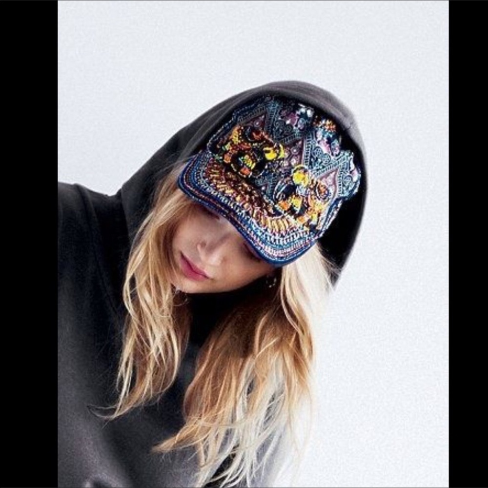 FREE PEOPLE embellished hat - Picture 2 of 4