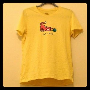 LIFE IS GOOD Kitty Cat Tee