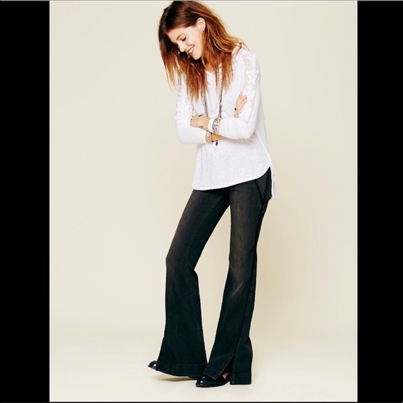 FREEPEOPLE Velvet piping pant - Picture 2 of 5