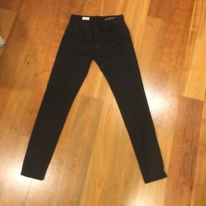 Gap 1969 black skinny jeans size 26 us