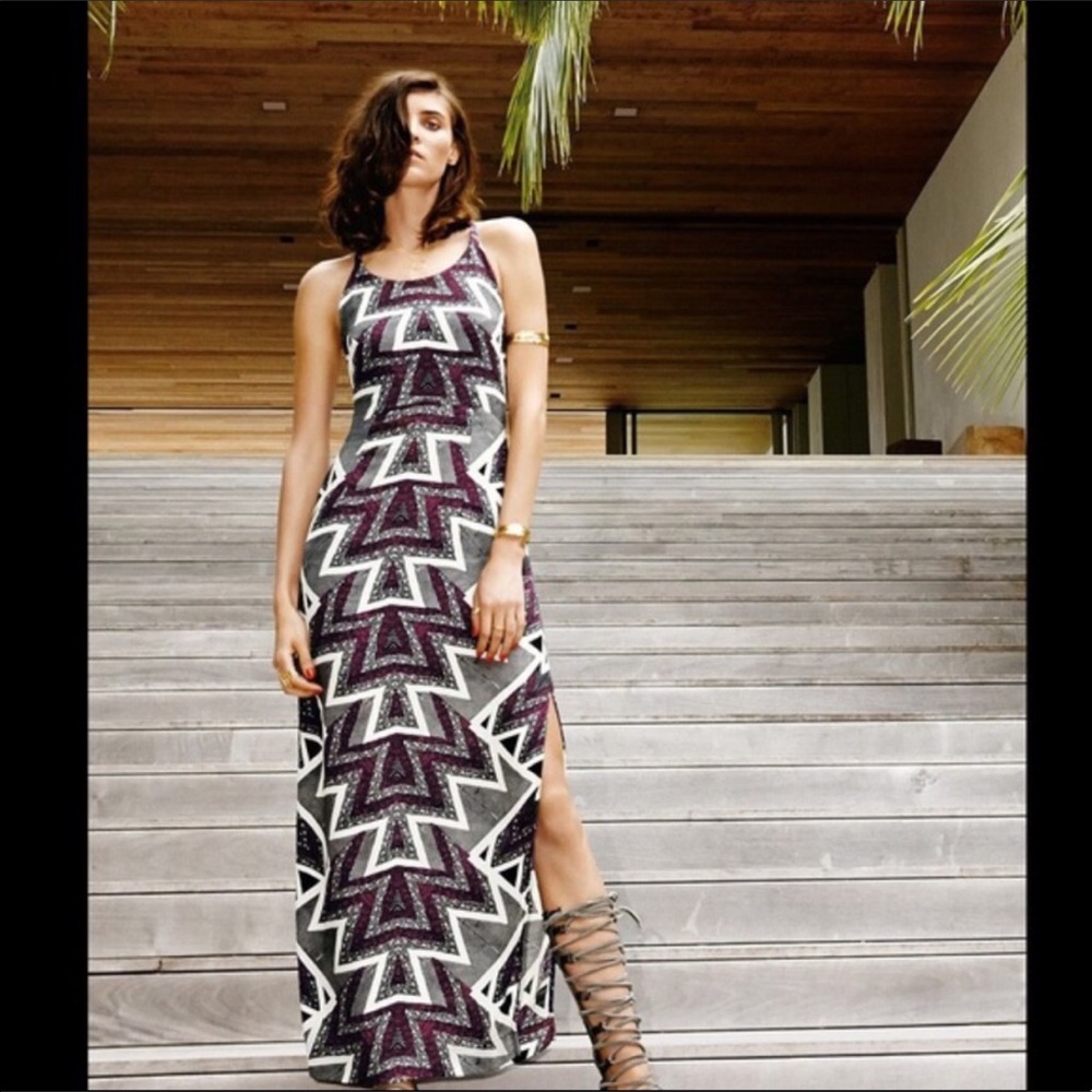 FREE PEOPLE Aztec maxi dress