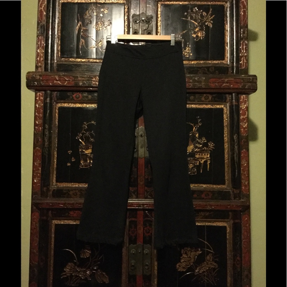 Malibu Black Cropped Flare Pants