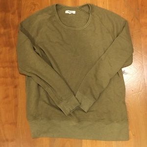 Madewell green sweatshirt xs (fits like small)