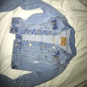 Hollister jean jacket, barely worn
