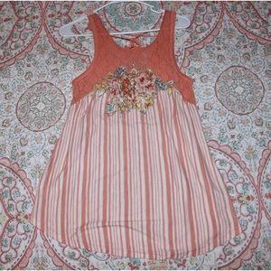 Free People Floral Tank