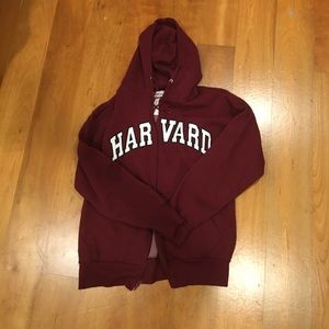 Harvard NEW zip up hoodie size s (fits medium)